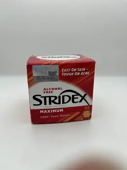 Stridex חד-שלב בקרת אקנה המרבי אלכוהול חינם 55 מגע רך רפידות