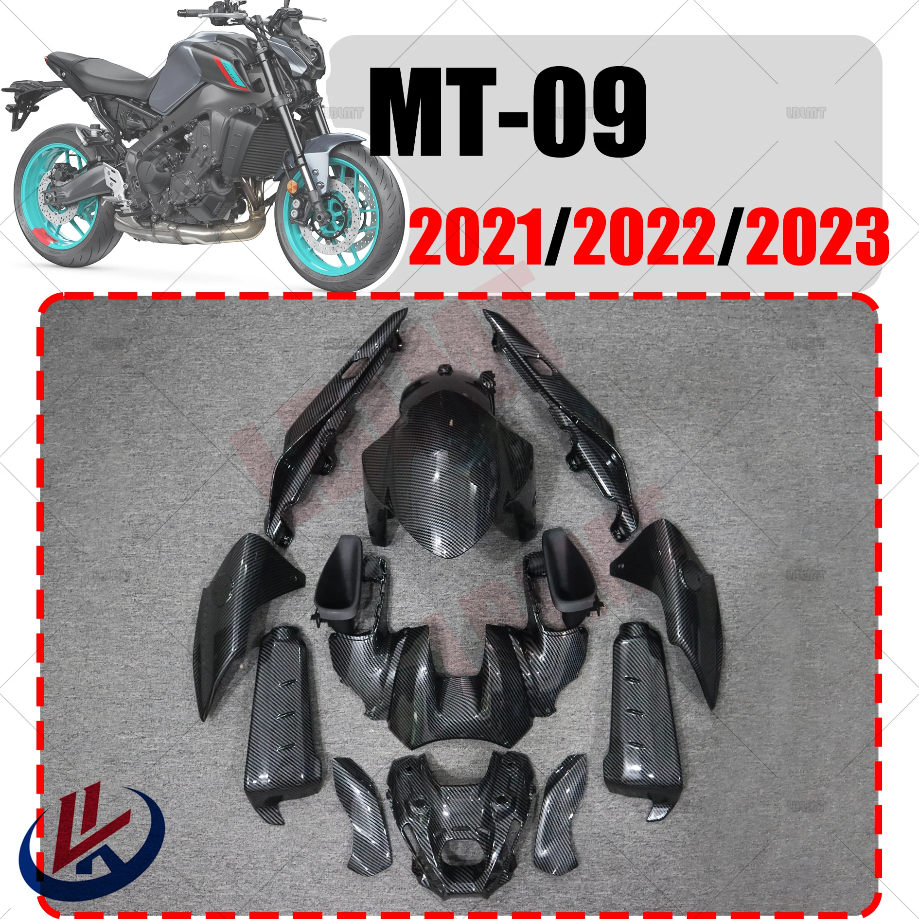 מתאים ימאהה MT-09 MT09 MT 09 SP 2021 2022 2023 אופנוע גוף מלא, מתאים Fairing כל הגוף ערכות עבור ימאהה מלא Fairing