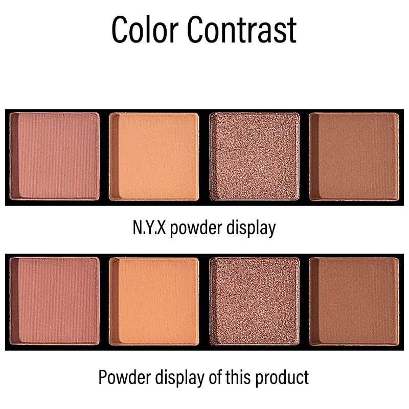 16 צבעים מט שימר Eyeshadow Palette עמיד למים לטווח ארוך צללית פיגמנט עבור נשים מבריקות עיניים איפור Comestic כלים