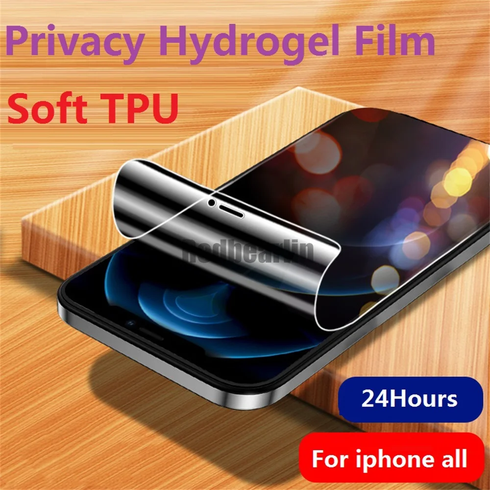 20/50pcs אנטי ריגול Hydrogel סרט עבור iPhone 13 12 11 14 Pro מקס פרטיות מגיני מסך לאייפון 11 14 Pro XS מקס X XR סרט