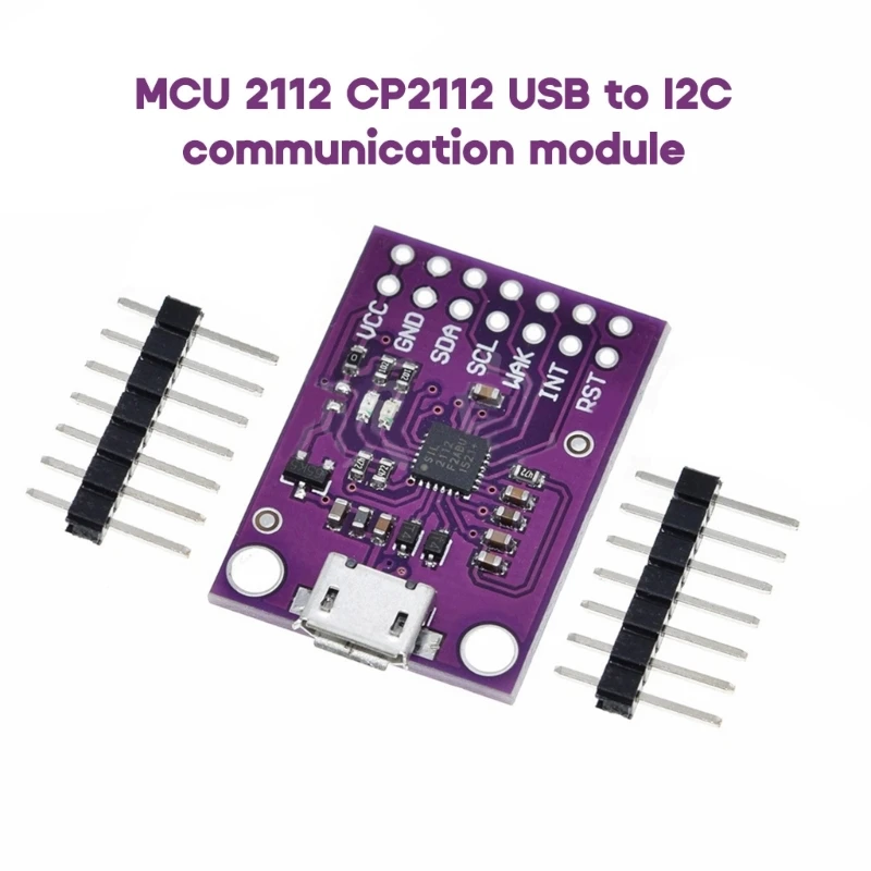 CP2112 באגים לוח מודול תקשורת 2.0 USB ל-I2C MicroUSB 2112 הערכה