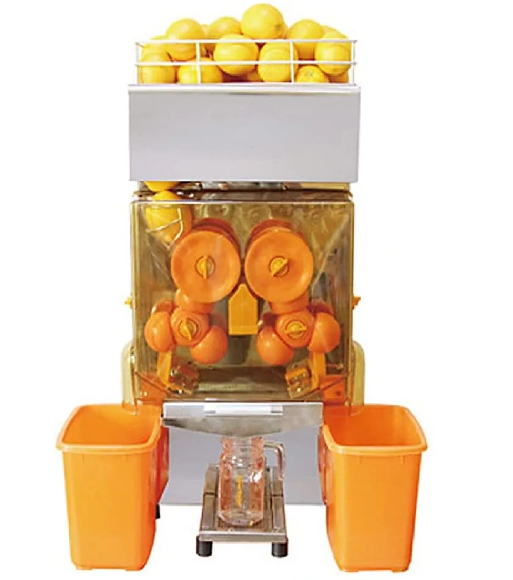 Mvckyi מסחרי כתום ממריץ מכונות אוטומטי 110V לאט Masticating Extractor מיץ תפוזים עם פלסטיק מסנן תיבת