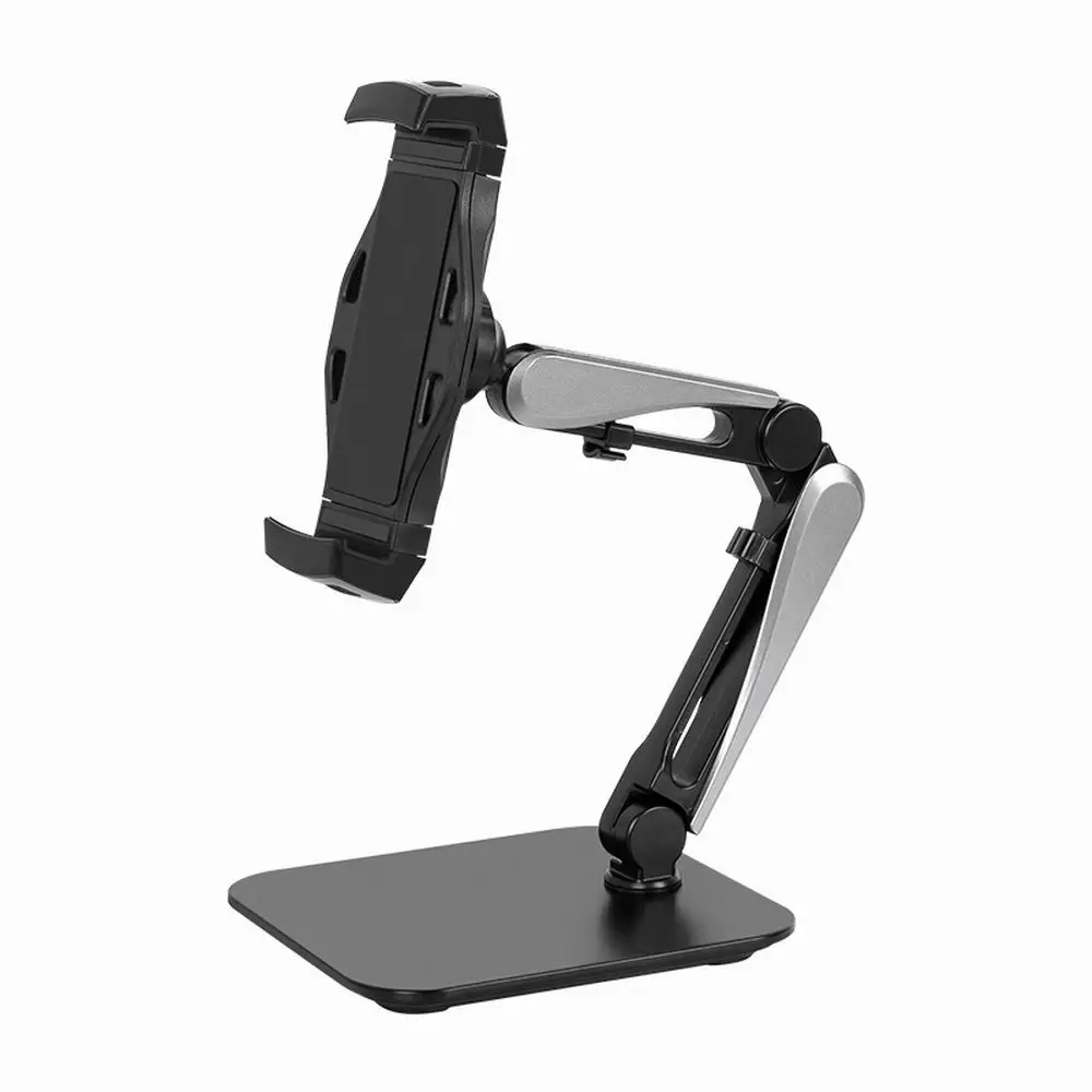 Tablet Stand מחזיק מתכת Tablet טלפון נייד שולחן העבודה של הטלפון הר לעמוד סוגר הרמת בסיס מסגרת קליפ טלפון נייד מחזיקי