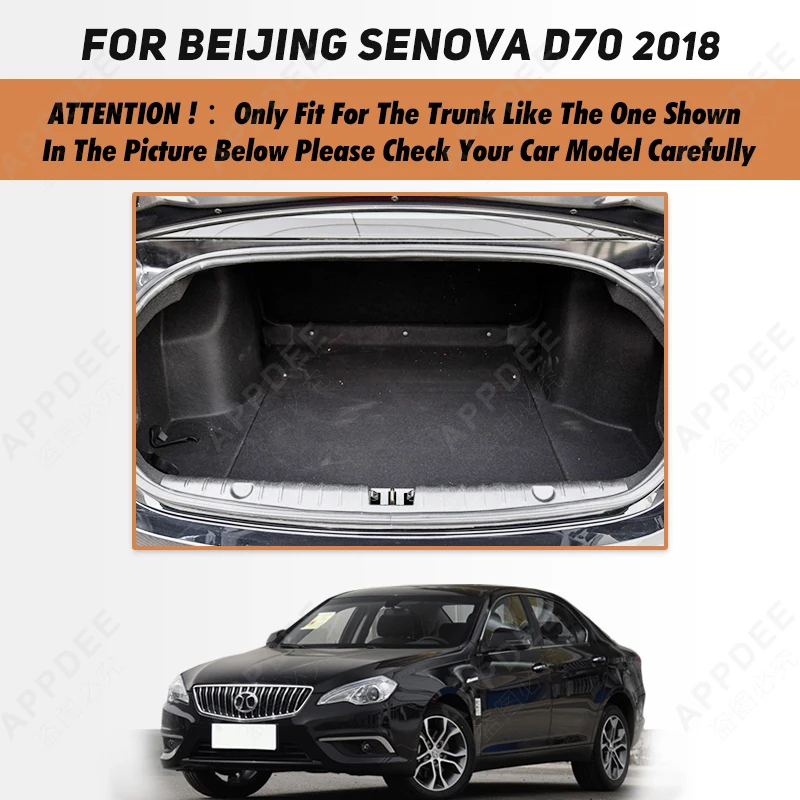 אוטומטי מלא כיסוי תא המטען מחצלת על בייג ' ינג Senova D70 2018 רכב אתחול כיסוי כרית אוניית מטען פנים-מגן אביזרים