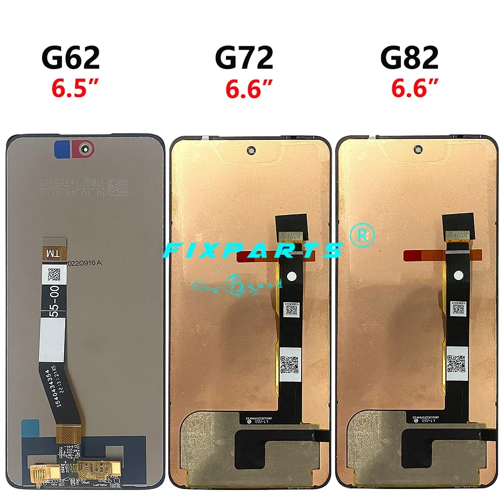 איכות גבוהה עבור Motorola Moto G62 תצוגת LCD מסך מגע דיגיטלית הרכבה החלפה על האופנוע G72 G82 מסך LCD עם Fram