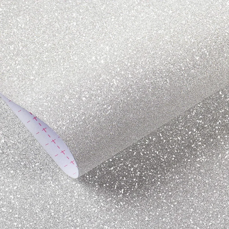 חדש נצנצים PVC הדבקה עצמית טפט נשלף עמיד למים דקורטיביים מדבקות קיר ריהוט דקורטיבי סרט נייר עטיפה