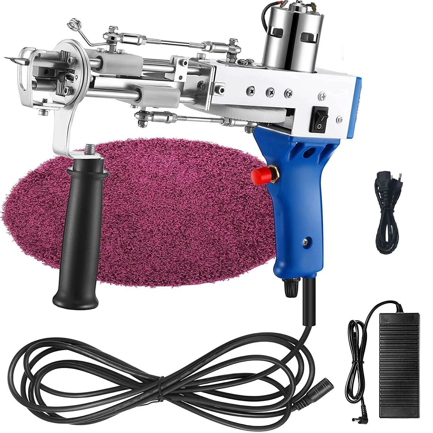 חשמלי שטיח Tufting האקדח שטיח Tufting מכונות אריגת שטיחים נוהרים מכונות שדרוג 2 ב 1 Tufting האקדח