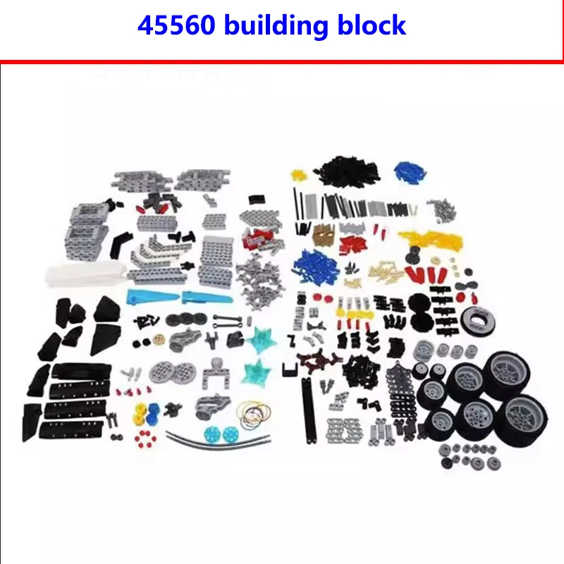 תואם EV3, רחובות Moc 45544 חלקים Pack 45560 אבני הבניין עזרי הוראה רובוט קטן חלקיקים הרכבה, פאזל צעצועים לבנים