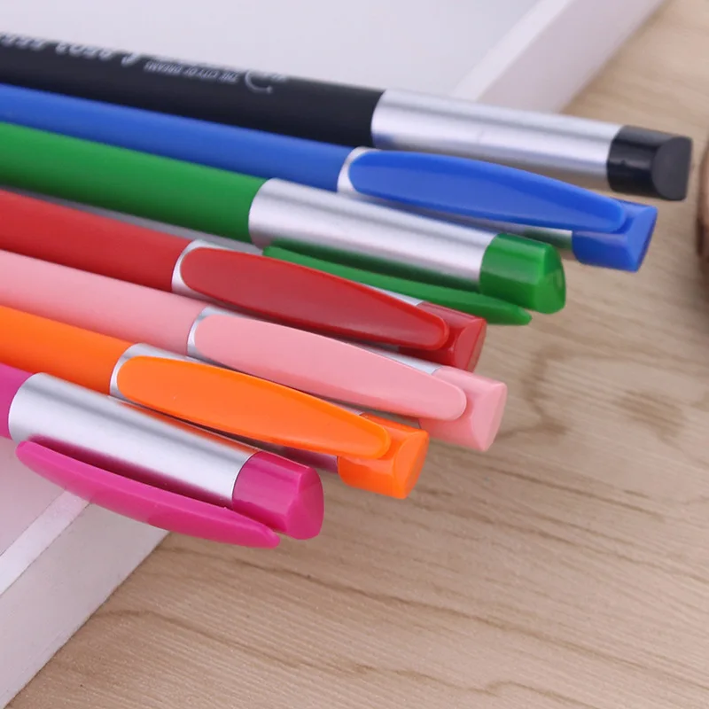 500pcs/סט ססגוניות פרסום ג 'ל עטים יכול להיות מותאם אישית לוגו עט ג' ל משרד קידום עט במפעל הסיטוניים קידום מכירות עט