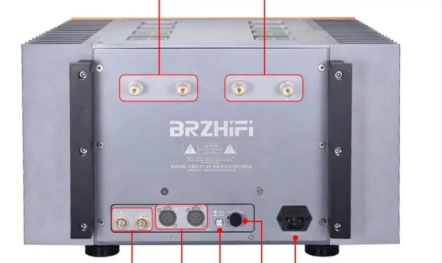 BRZHIFI-A75 HIFI התייחסות Accuphase-A75 Class A Class AB מגבר כוח 240W שדה השפעה צינור טהור אחורית מגבר אודיו