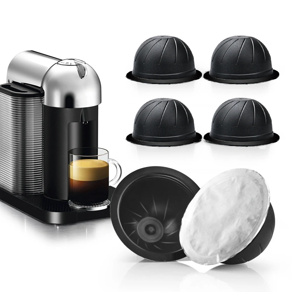 ICafilas לשימוש חוזר Ver טו טו קפה קפסולה כוס ערכת גוף אלומיניום איטום כובע מילוי