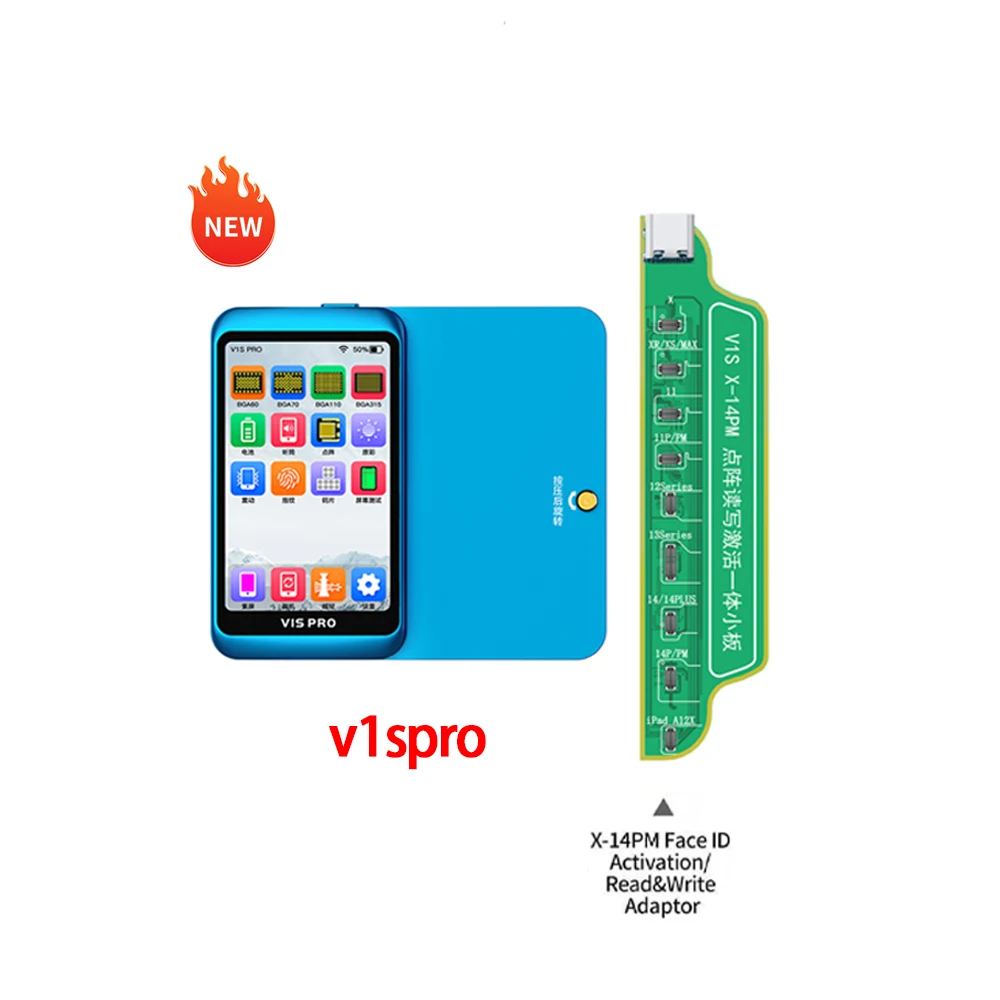 ג ' יי-סי V1SE גרסת WiFi מתכנת השדרוג החדש עבור iPhone X-14 Pro מקס הפנים ID תיקון אי-הסרת ללא הלחמה נקודה מקרן כלים