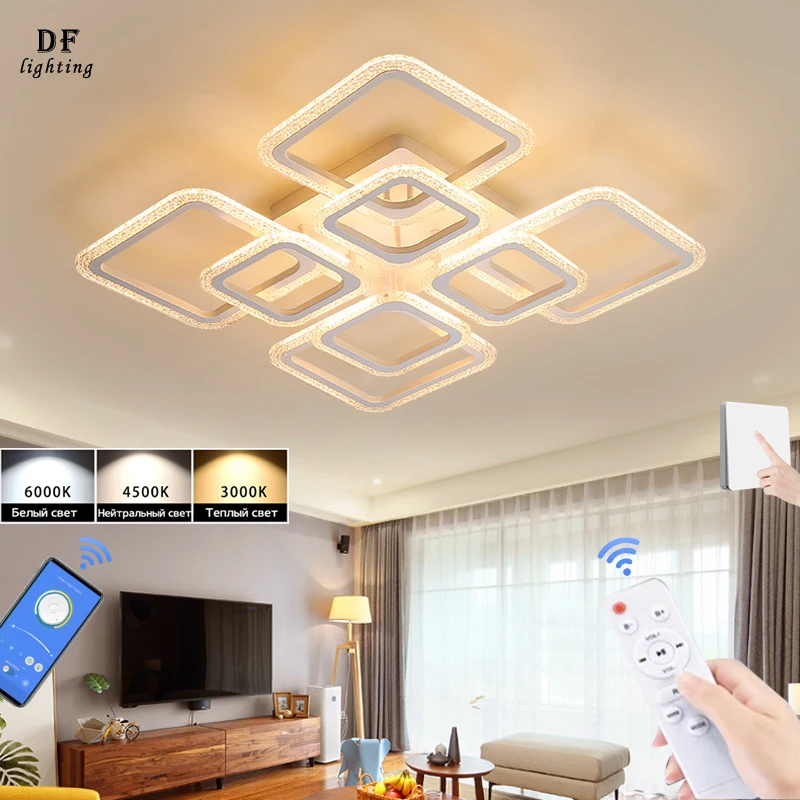 המודרנית אור תקרת LED בסלון נברשת חדר השינה המטבח המנורה מלון דירות תאורה אורות התקרה בחדר עיצוב הבית