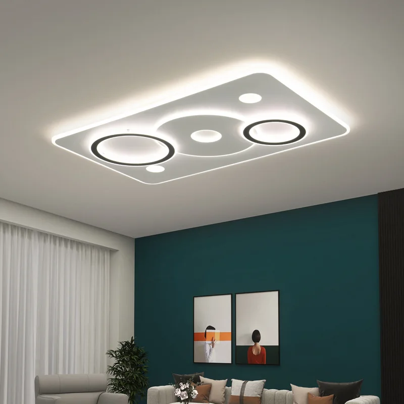 השנה החדשה 2023 מודרני פשוט פופולרי LED מנורת תקרה שילוב הסלון לאולם השינה ללמוד כל הבית חבילת תאורה
