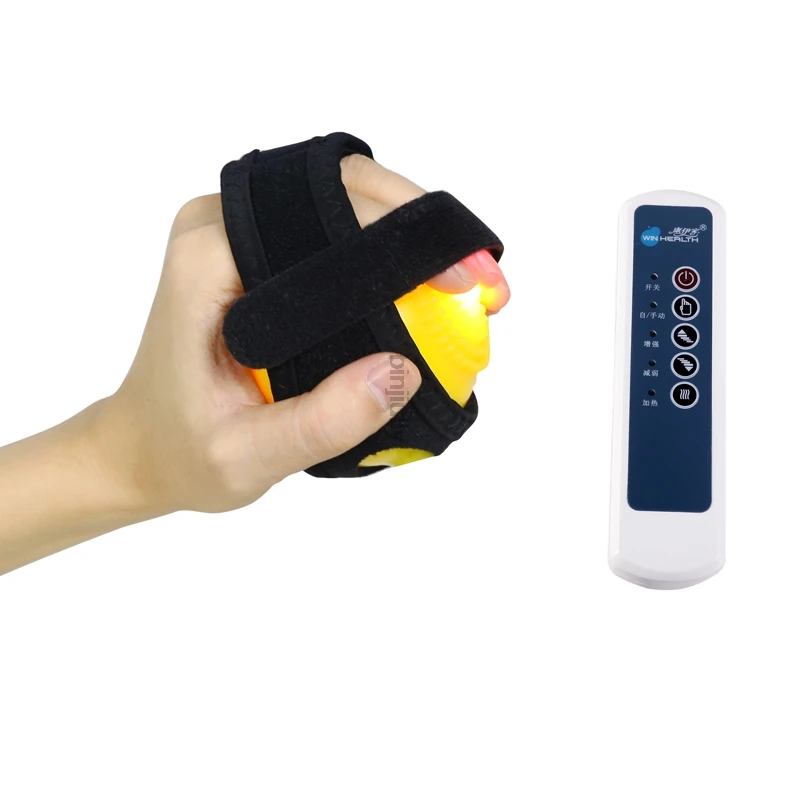 חשמלית חדשה היד עיסוי הכדור האצבע קבוע אימונים אינפרא אדום טיפול לדחוס חם האצבע שיקום אימון התאוששות כלים