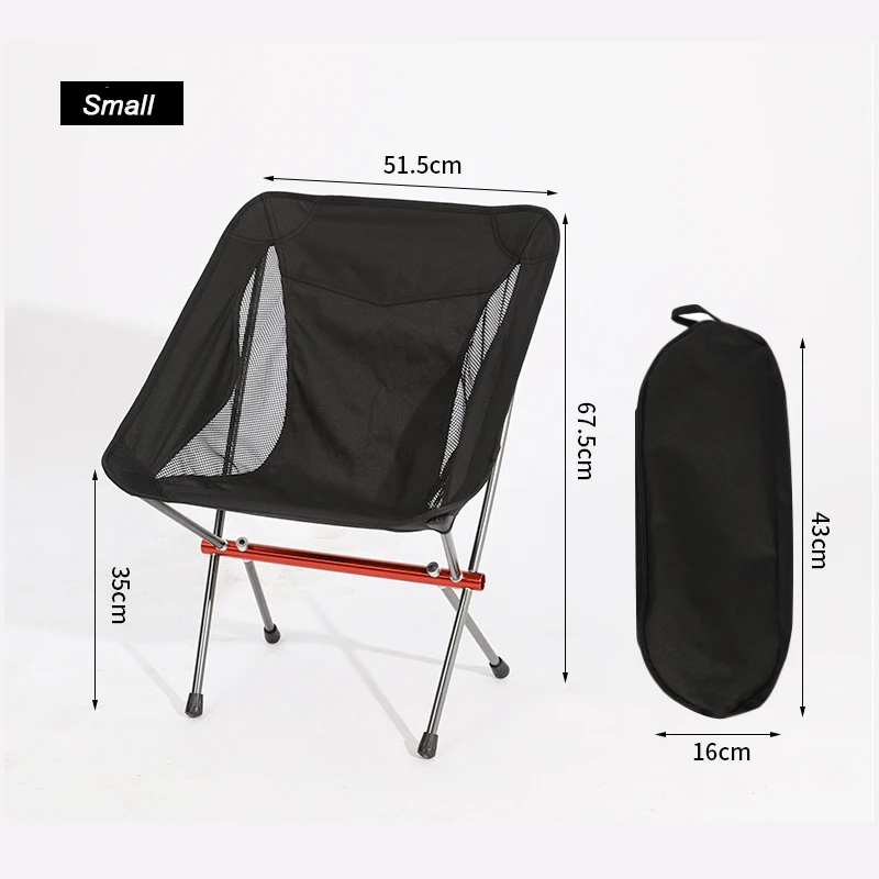 נסיעות כיסא מתקפל האולטרה באיכות גבוהה חיצוני נייד כיסא קמפינג חוף הליכה פיקניק מושב כלי דיג הכיסא