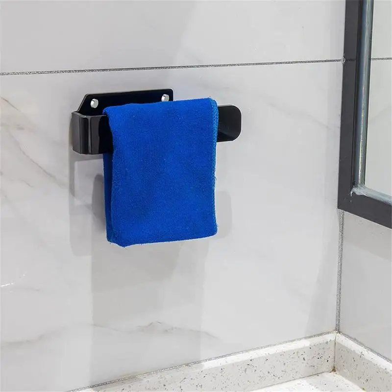 שירותים מתלה מגבות נייר טואלט בעל קיר רכוב מגבת בר אביזרי אמבטיה עצמי דבק עמיד יד בעל מגבת