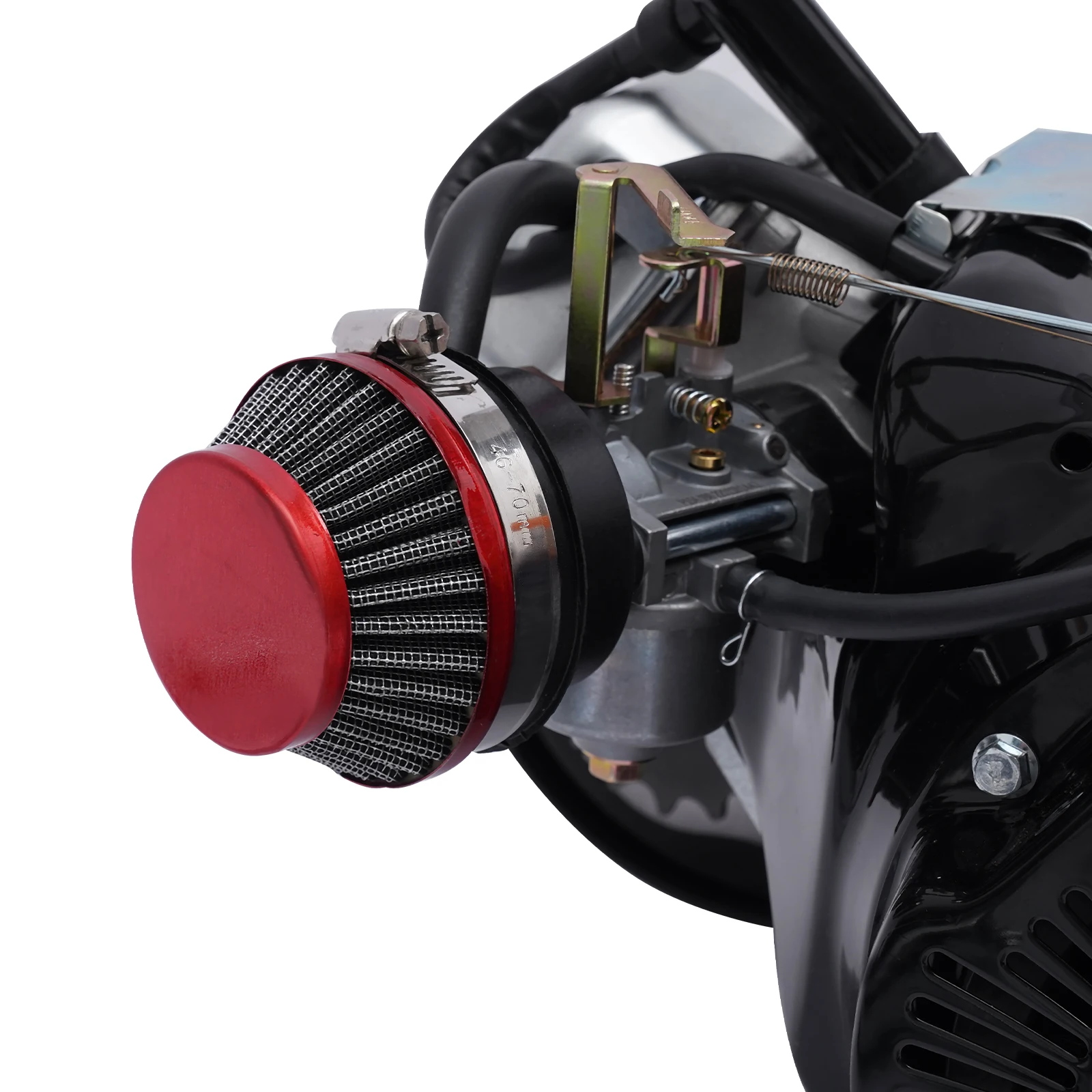 100CC 4 פעימות אופנוע גז ממונע, מנוע אופניים DIY סט מלא ערכת אופניים שונה מנוע ערכת 3600rpm קירור אוויר