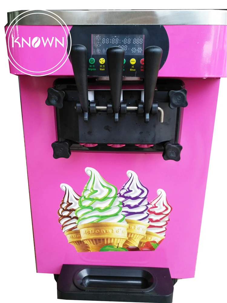 2019 הפופולריים באיכות גבוהה 220V שולחן מיידית גלידה לחמניות מכונת גלידה מכונת גלידה אמריקאית
