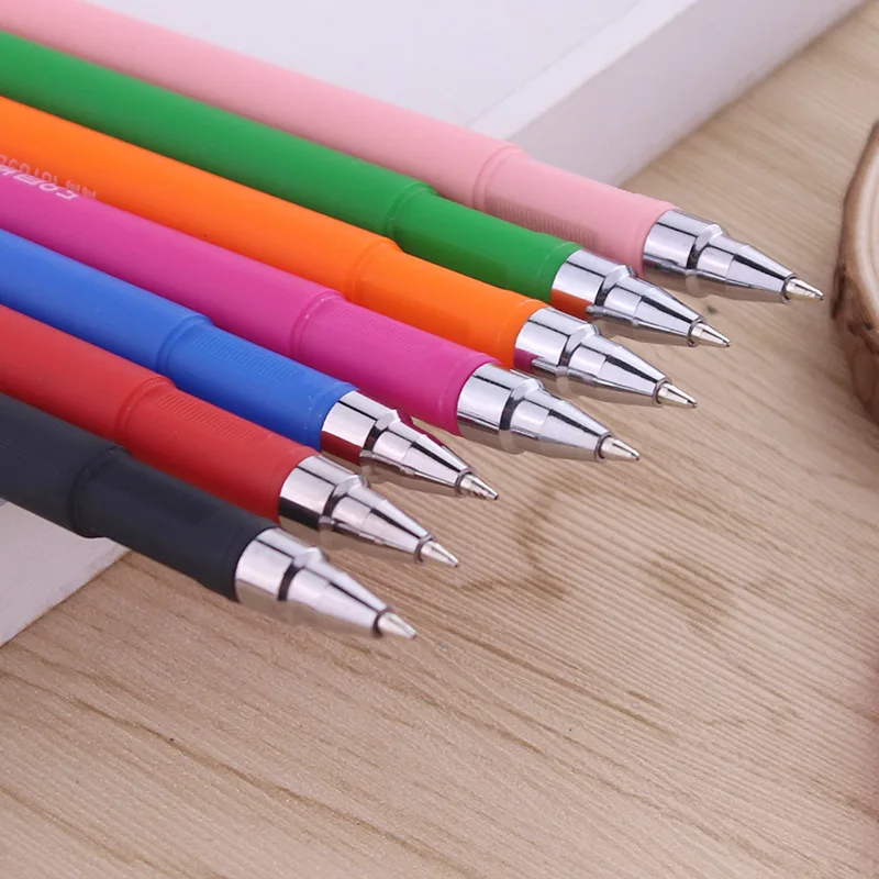 500pcs/סט ססגוניות פרסום ג 'ל עטים יכול להיות מותאם אישית לוגו עט ג' ל משרד קידום עט במפעל הסיטוניים קידום מכירות עט
