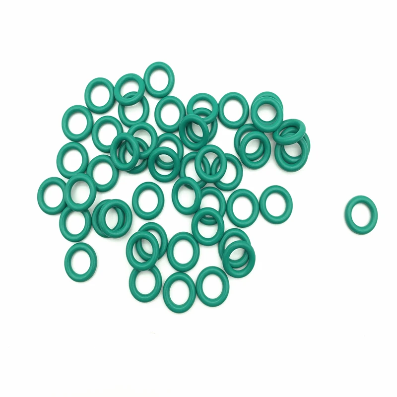 50pcs ירוק FKM O טבעת איטום אטמים CS 3.5 מ 