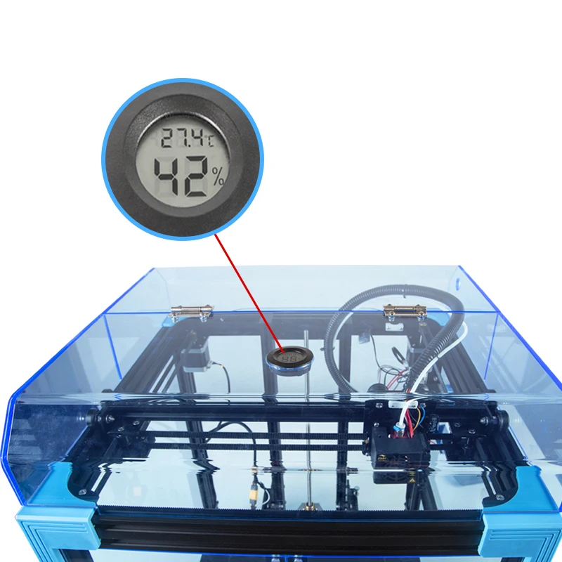 Creality 3D אנדר-6 מדפסת 3D מכונת המכסה העליון אוטומטי מדידת טמפרטורה בידוד תרמי גבוה שקיפות להסרה
