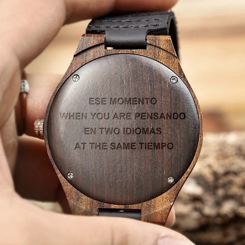 בובו BRID אישית לוגו מילים הודעה חרוט עץ, שעון, משקפי שמש לוגו פריט מותאם אישית OEM&ODM אין מוצרים