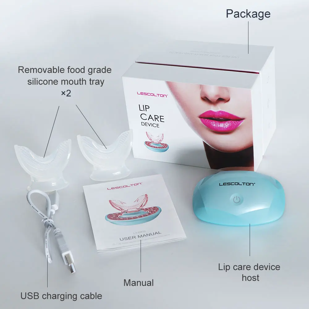חשמלי שמנמן שפתיים מכשיר LED אור טיפול אוטומטי השפה משפר טבעי סקסי גדול יותר פולר השפתיים Enlarger הפה היופי כלים