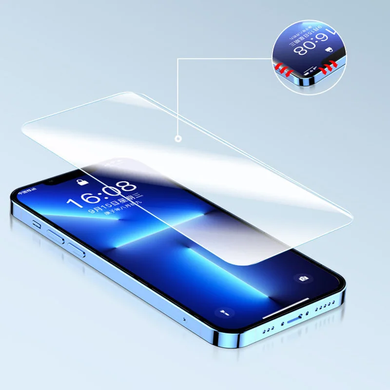 מגן מסך 3D עבור iPhone 12 11 Mini Pro מקס SE 2020 מזג GlassFor iPhone 12pro 12mini ברור נגד כחול מט זכוכית UV