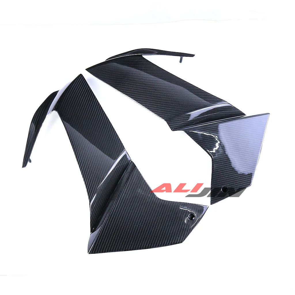 100% אמיתי יבש סיבי פחמן עבור Aprilia RS660 Tuono 660 2021-2023 אופנוע צד קדמי Fairing פנל כיסוי הגוף העליון כיסוי