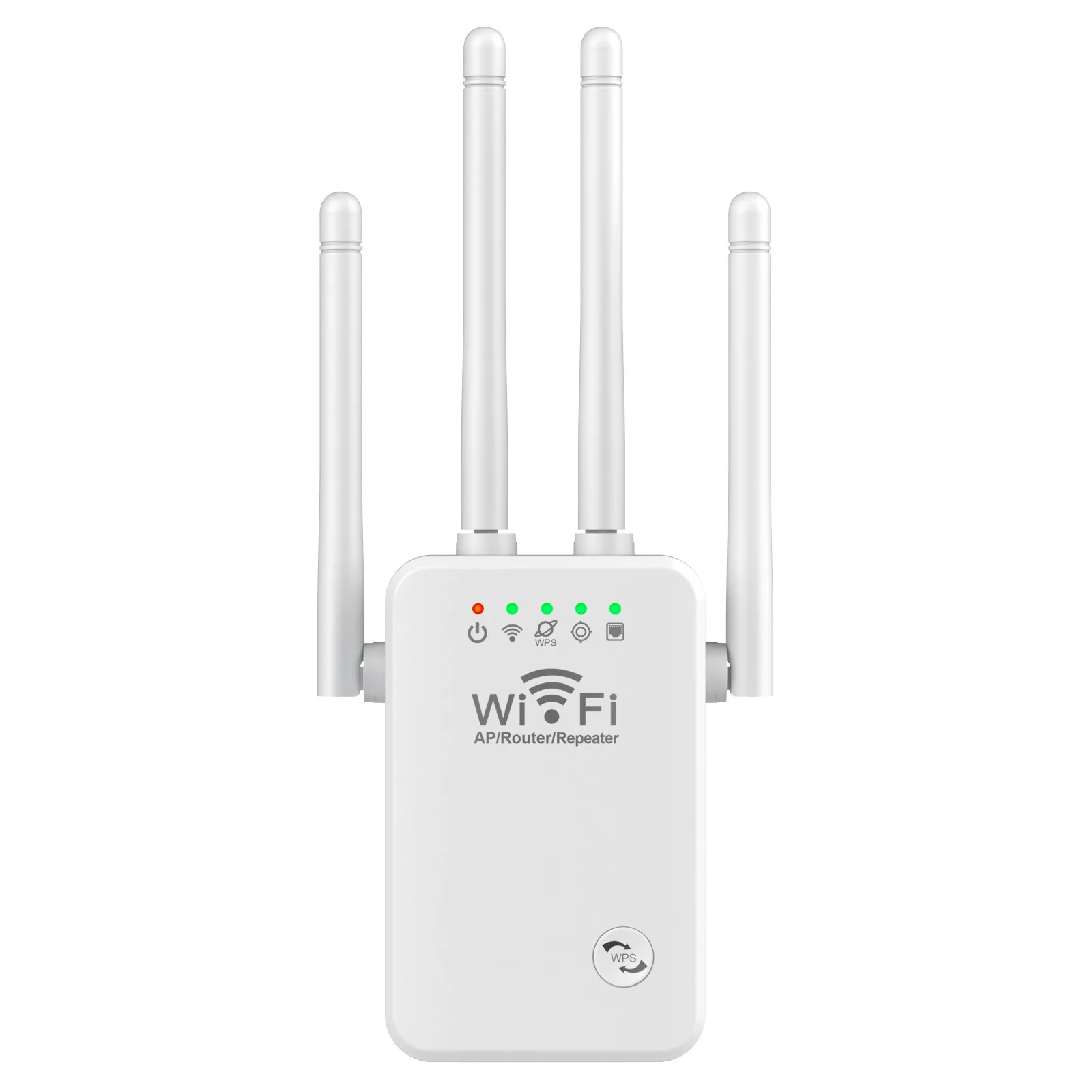 3 ב1 אלחוטית מהדר נתב נקודת גישה מיני WiFi הרחבה 300Mbps מגבר אות Booster רשת AP פונקציה 4 אנטנה