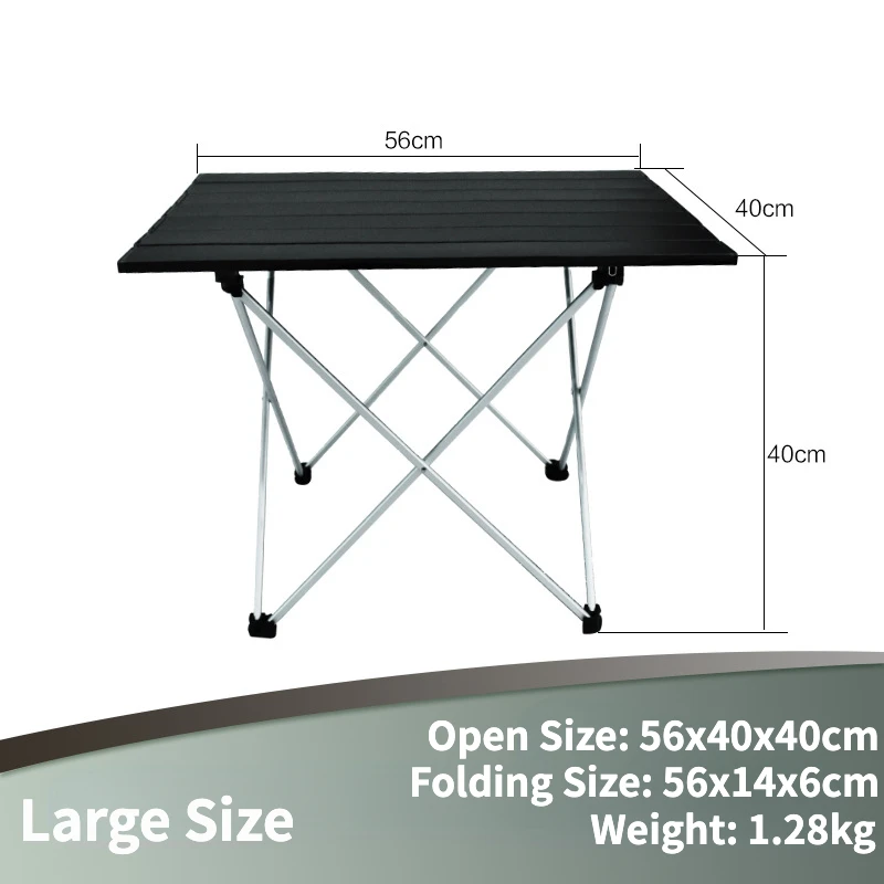 40x35x31cm חיצוני קומפקטי מחנה שולחן שולחן מתקפל נייד ברביקיו שולחן אור אולטרה סגסוגת אלומיניום קמפינג שולחן פיקניק