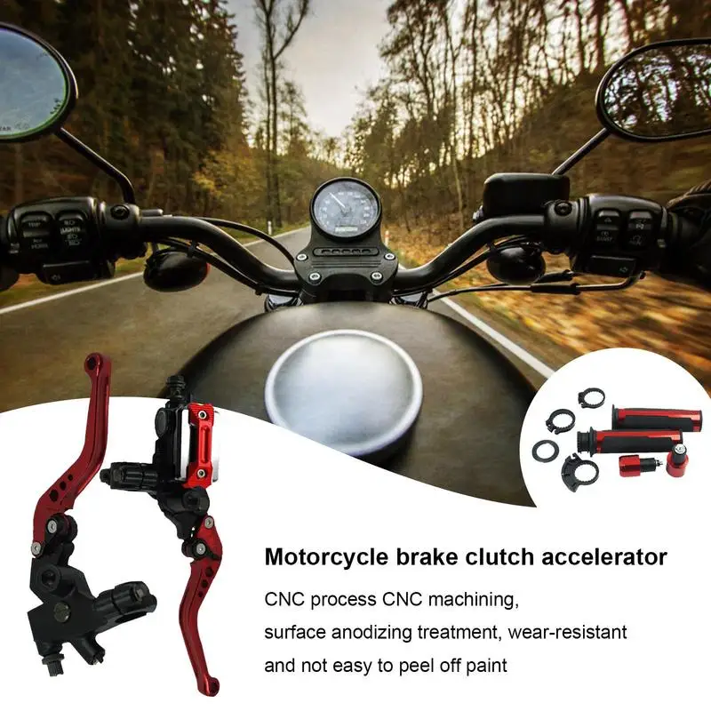 אוניברסלי אופנוע בלמים מנופים Motorcoss Piivot בלם ידית מצמד שונה אופנוע הכידון ציוד משאבת מנוף חלקים