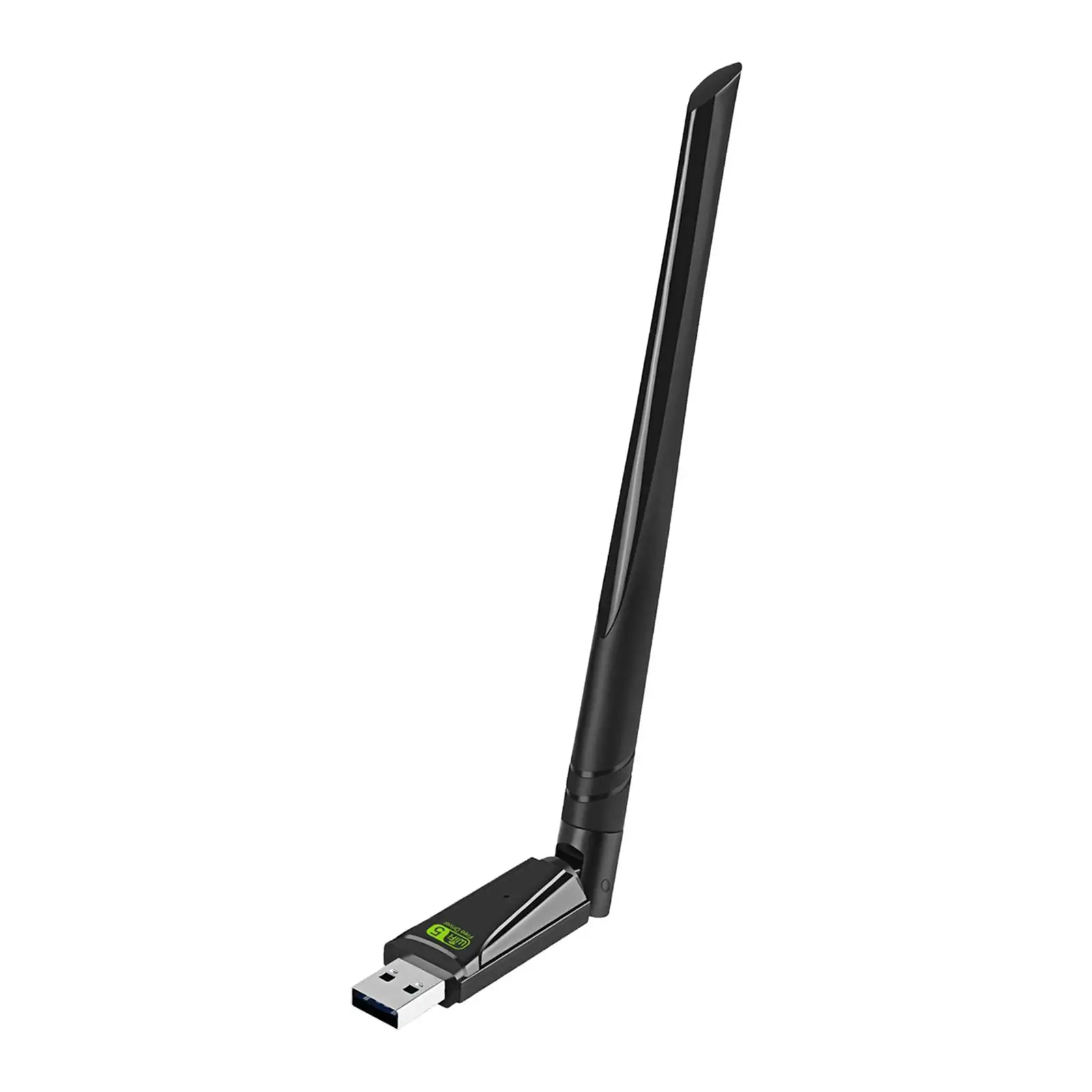 מתאם WiFi USB 802.11 AC Plug and Play עם Dual Band רווח גבוה 5dBi אנטנת רשת אלחוטית מקלט חיצוני למחשב שולחני