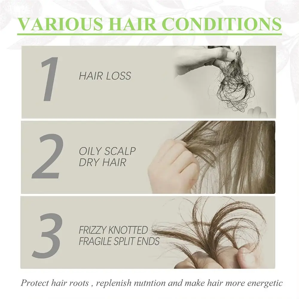 רוזמרי שיער שמן שיער יבש נזק לשיער, 100ml אויר עמוק נגד איבוד שיער תמצית סרום לתיקון שיער הקרקפת המכונית