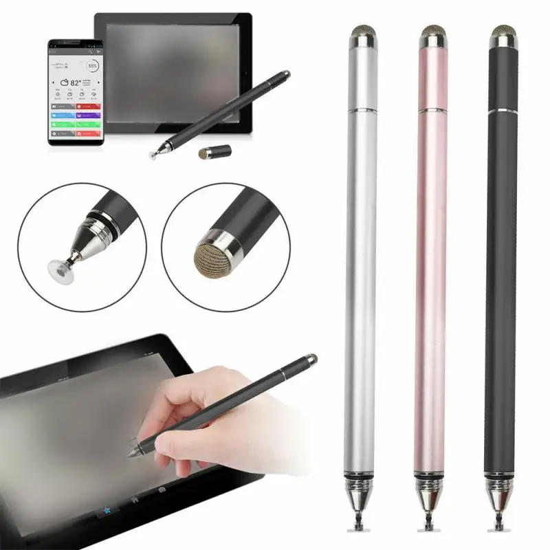 2 ב-1 עט לטלפון סלולארי, מחשב לוח מגע קיבולי העיפרון עבור iPhone סמסונג Huawei Xiaomi טלפון נייד ציור המסך עיפרון