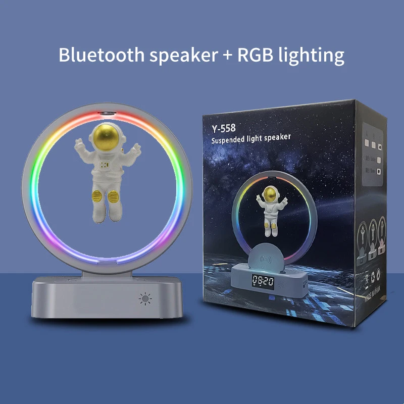 Bluetooth רמקול שעון אודיו RGB שעון דיגיטלי שעון של שולחן קישוט חדר השינה שעון דיגיטלי דיגיטלי