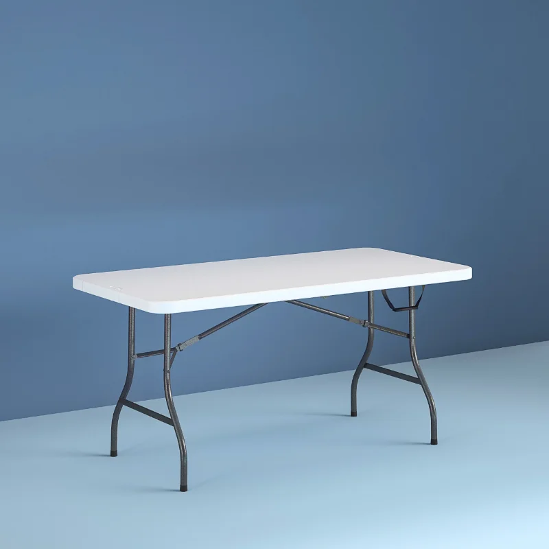 Cosco 6ft הלבן גינה חיצונית קמפינג פיקניק שולחן שולחן מתקפל נייד