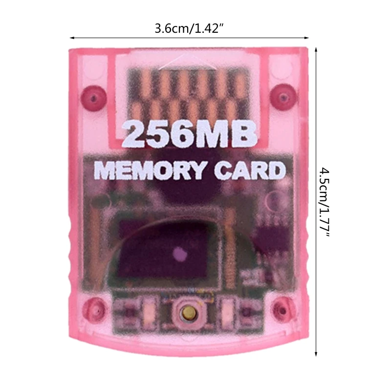 כרטיס זכרון 256MB עבור Gamecube עבור GC עבור ה-Wii משחק וידאו מערכת הבקרה מקצועי כרטיס זיכרון Memory Stick ABS
