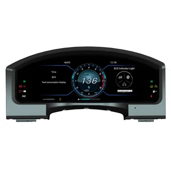 bosstar 12.3 אינץ ' Lcd לוח המחוונים ברכב אשכול מד מהירות עבור טויוטה Landcruiser LC 200 2008-2019 עם gps 2gb ram 32gb rom