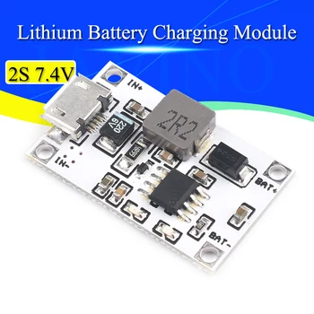 2 7.4 8.4 v v סוללת ליתיום טעינת המודול USB מגבר טעינה לוח 5v2a כדי 8.4 v ChargingTwo סוללות