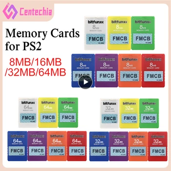 FMCB V1.953 כרטיס Scph-10000 הרחבת כרטיס זיכרון עבור PS2 פלייסטיישן 2 חינם McBoot כרטיס 8MB 16MB 32MB 64MB אתחול תוכנית כרטיס