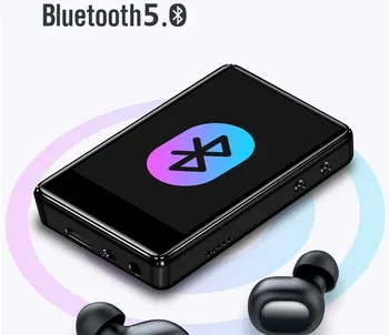 2023 מתכת המקורי תמיכה Bluetooth 5.0 נגן MP3 HiFi נגן מוזיקה מובנה, ספיקר עם E-ספר הקלטה /FM רדיו/וידאו