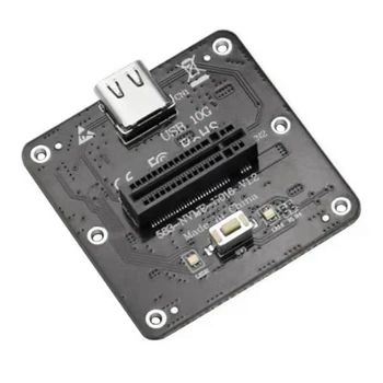 M. 2 NVME ל-USB 3.1 במקרה של מתאם כרטיס Expansopn לוח JMS583 תמיכה NGFF סוג פרוטוקול C-USB3.1 Gen2 1000+Mb/S מהירות
