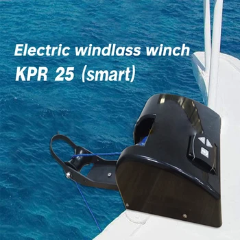KPR25 חשמלי נחת כננת 12V עוגנים כננת להגדיר עם שלט אלחוטי קווי השני מתג שליטה על יאכטה הספינה אביזרים