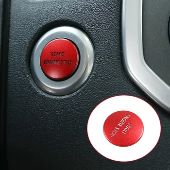עבור לנד רובר דיסקברי 4/10-13 רובר ספורט אחת על לחצן התחל כפתור מדבקת קישוט רכב עיצוב פנים accessorie