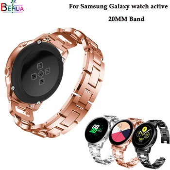 Ms יהלום אופנה להקת שעון עבור samsung Galaxy לצפות פעיל שעון חכם המחליף צמיד עבור Samsung Gear S2/גלקסית 42mm