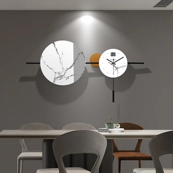 מטבח חדר שינה שעון קיר הנורדי, וינטאג', עיצוב קיר גדול שעון חכם אלקטרוני רלו דה ונקייה Creativo עיצוב הבית