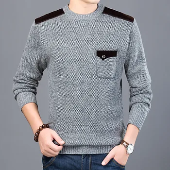 2023 חדש מותג אופנה סוודר Mens Pullovers Slim Fit המגשרים סריגים O-צוואר סתיו סגנון קוריאני בגדים מזדמנים זכר