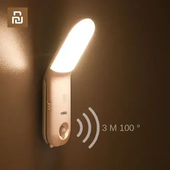 Youpin NVC LED חיישן תנועה, אור במעבר אורות ליל גיוס אורות מגנטי המיטה חירום, תאורה בארון הבגדים